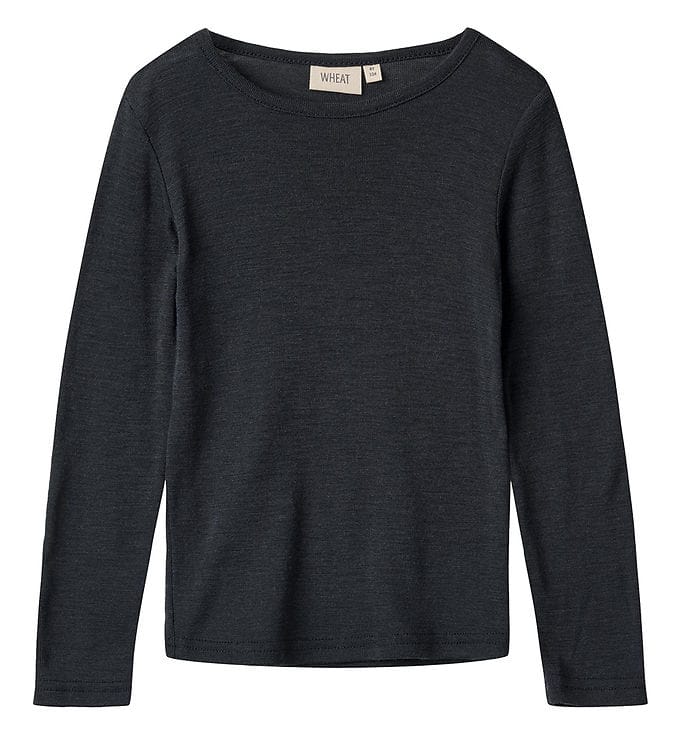 Wheat Bluse - Uld - Alfie - Navy Wheat Bluse - Uld - Alfie - Navy