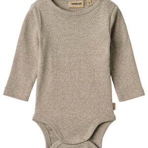 Wheat Body l/æ - Rib - Spencer - Gravel Melange