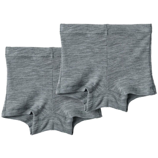 Wheat Boxershorts - 2-pak - Uld - Avalon - Melange Grey