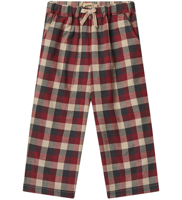 Wheat Bukser - Sasha - Red Blue Check