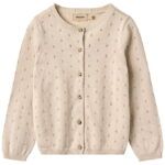 Wheat Cardigan - Strik - Maia - Off White m. Hulmønster