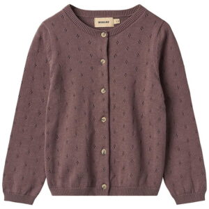 Wheat Cardigan - Strik - Maia - Plum