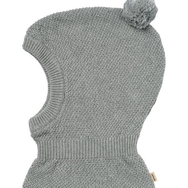 Wheat Elefanthue - 2-lags - Strik - Pomi - Grey Melange