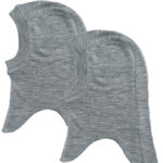 Wheat Elefanthue - 2-pak - Uld - 1-lags - Felix - Melange Grey