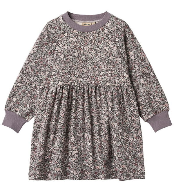 Wheat Kjole - Dorthea - Purple Stone Flowers