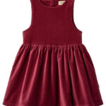 Wheat Kjole - Velour - Thelma - Ruby Red