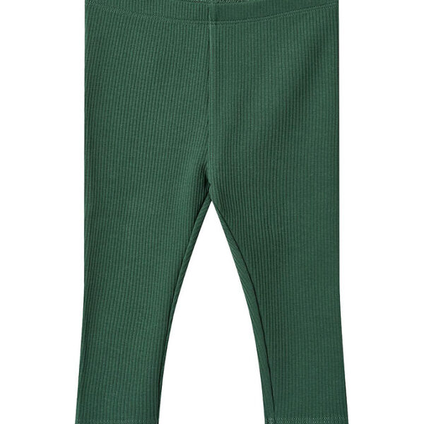Wheat Leggings - Rib - Jules - Mørkegrøn