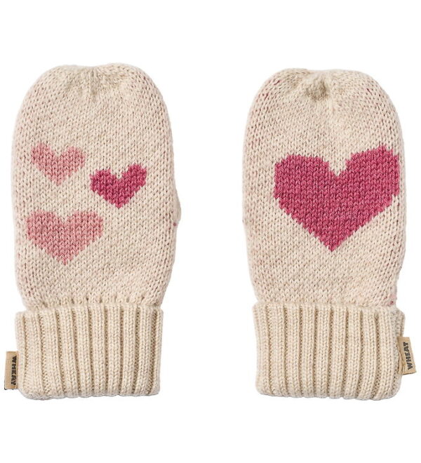 Wheat Luffer - Uld - Jacquard - Towsi - Offwhite Melange m. Hjer