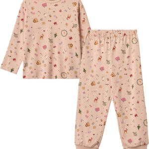 Wheat Nattøj - 2-delt - Mila - Rose Dust Holiday