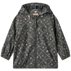 Wheat Regnjakke - PU - Chardy - Forest Lake Checked Flowers