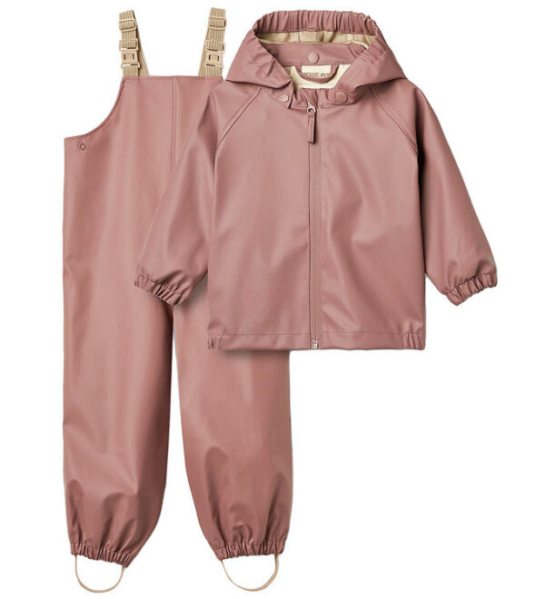 Wheat Regntøj m. Seler - PU - Charlie - Dusty Lilac