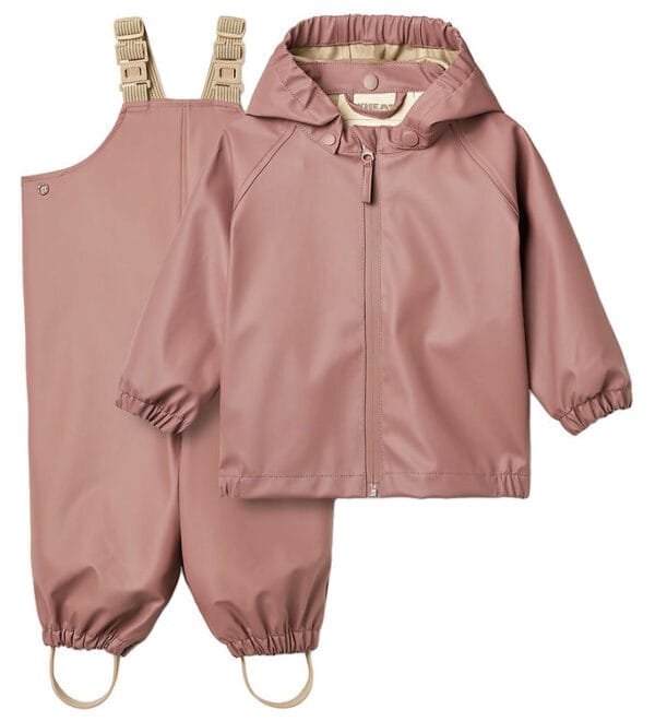 Wheat Regntøj m. Seler - PU - Charlie - Dusty Lilla