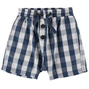 Wheat Shorts - Blå/Hvidternet