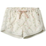 Wheat Shorts - Inger - Ivory Checked Flowers