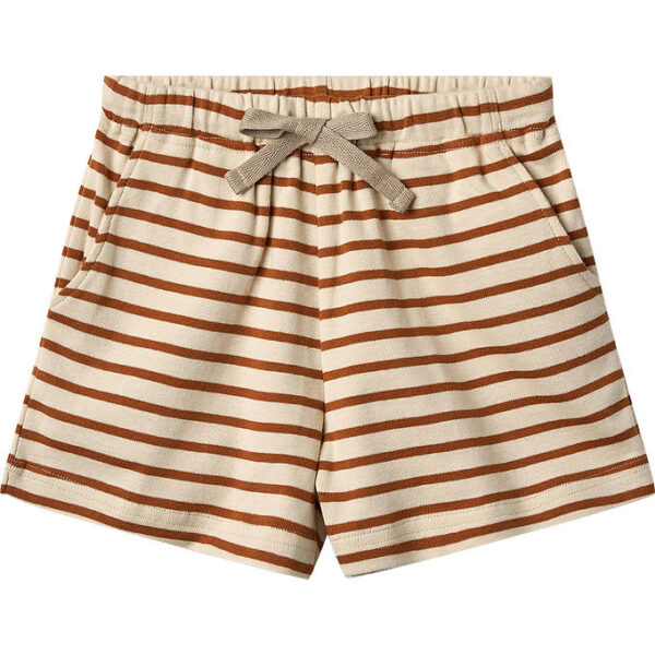 Wheat Shorts - Kalle - Warm Caramel Stripe