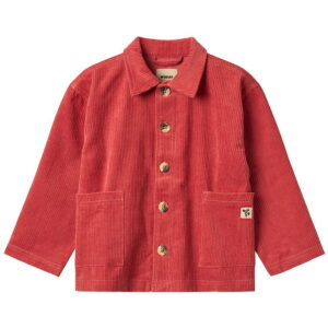 Wheat Skjorte - Fløjl - Sage - Raspberry