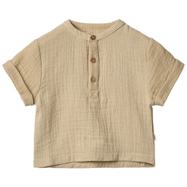 Wheat Skjorte - Musselin - Svend - Soft Sand