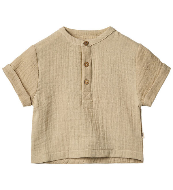 Wheat Skjorte - Musselin - Svend - Soft Sand