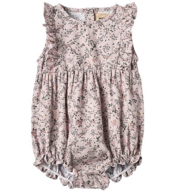 Wheat Sommerdragt - Emmaline - Lilac Checked Flowers