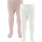 Wheat Strømpebukser - Pointelle - Izzy - 2-pak - Powder m. Hulmø