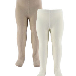 Wheat Strømpebukser - Rib - Indy - 2-pak - Sand