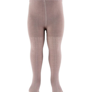 Wheat Strømpebukser - Uld - Karla - Dry Rose m. Mønster