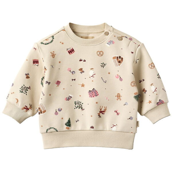 Wheat Sweatshirt - Elliot - Offwhite Holiday