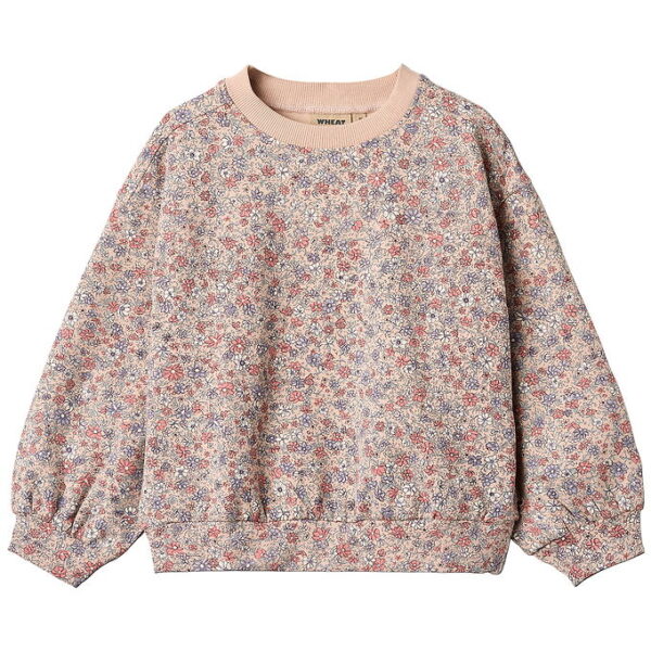 Wheat Sweatshirt - Lia - Rose Dust Flowers