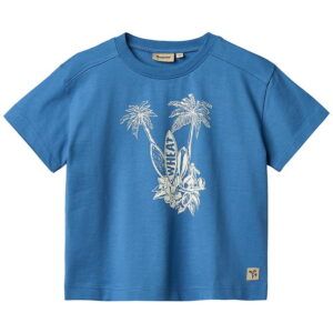 Wheat T-shirt - Lauge - Blå