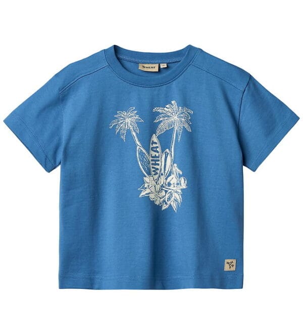 Wheat T-shirt - Lauge - Blå Wheat T-shirt - Lauge - Blå