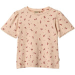 Wheat T-shirt - Rib - Iris - Rose Water Flowers