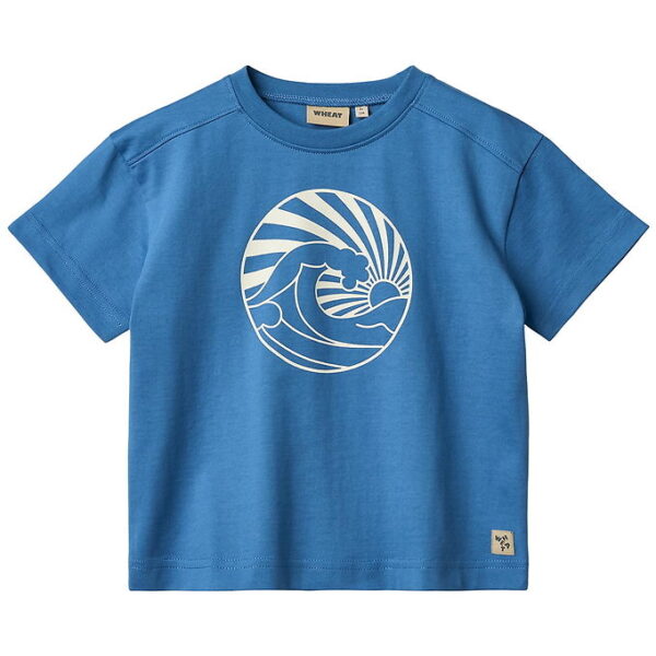 Wheat T-shirt - Wally - Blå