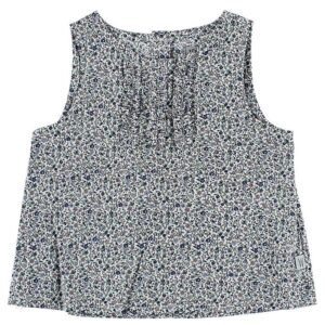 Wheat Top - Hvid m. Miniblomster