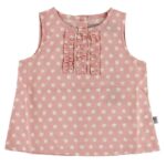 Wheat Top - Lyserød m. Prikker