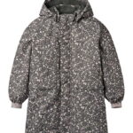 Wheat Vinterjakke - Jello - Black Sea Open Flowers