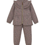 En Fant Termotøj - Quiltet - Fungi m. Blomster/Flæser