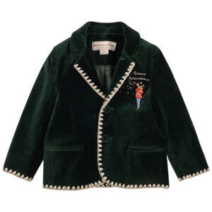 Konges Sløjd Blazer - Velour - Rocky - Dark Green