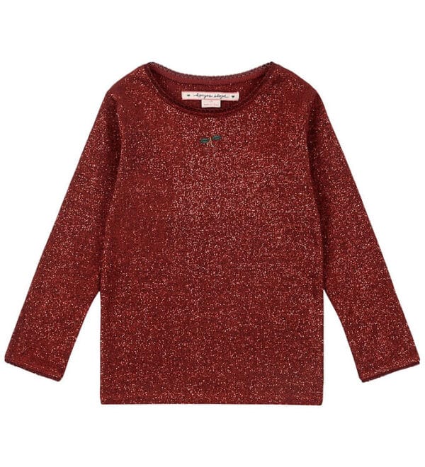 Konges Sløjd Bluse - Roli - Red Dahlia m. Glimmer