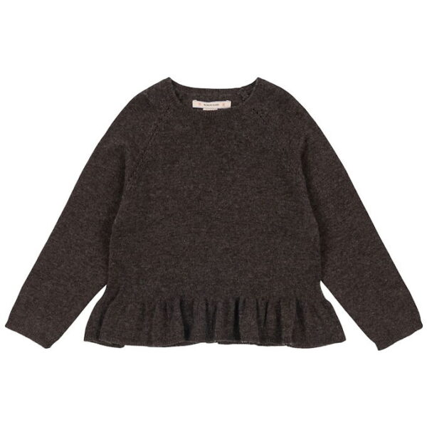 Konges Sløjd Bluse - Strik - Cathy - Brown Melange