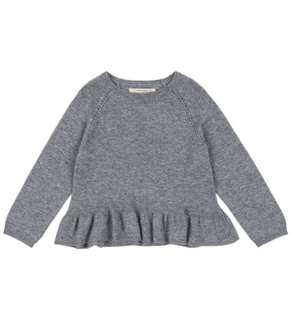 Konges Sløjd Bluse - Strik - Cathy - Gråmeleret