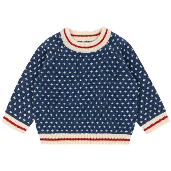 Konges Sløjd Bluse - Uld - Strik - Billi - Blå