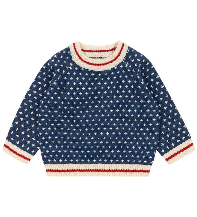 Konges Sløjd Bluse - Uld - Strik - Billi - Blå