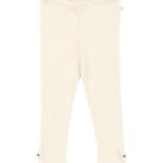 Konges Sløjd Bukser - Rib - Papin - Antique White m. Hulmønster