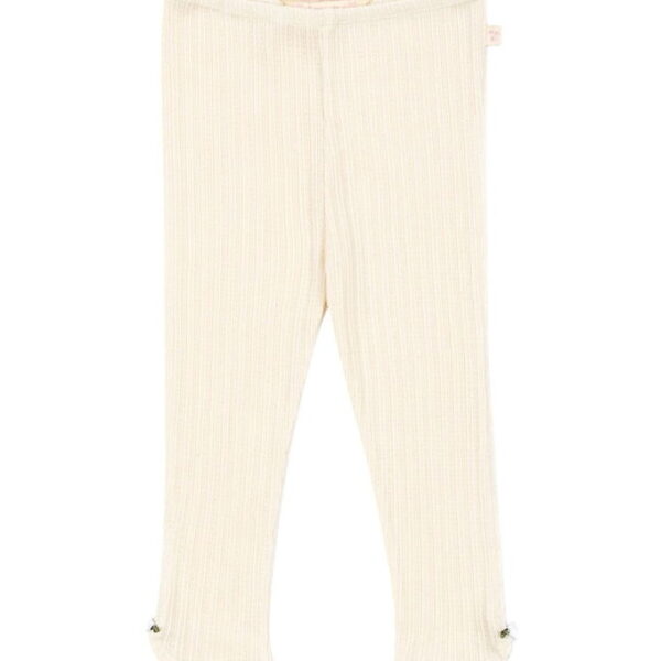 Konges Sløjd Bukser - Rib - Papin - Antique White m. Hulmønster