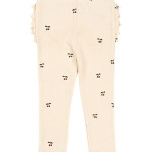 Konges Sløjd Bukser - Sui - Cherry m. Hulmønster