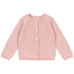 Konges Sløjd Cardigan - Strik - Mellow Rose m. Hulmønster