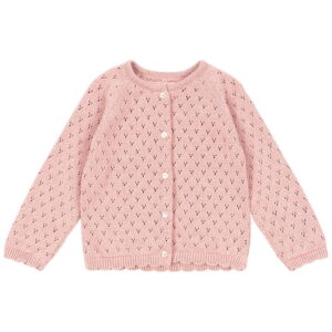 Konges Sløjd Cardigan - Strik - Mellow Rose m. Hulmønster