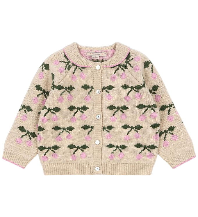 Konges Sløjd Cardigan - Uld - Strik - Belou - Cherry