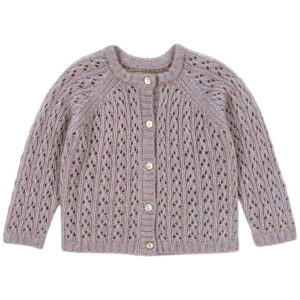 Konges Sløjd Cardigan - Uld - Strik - Isa - Lavender Mist