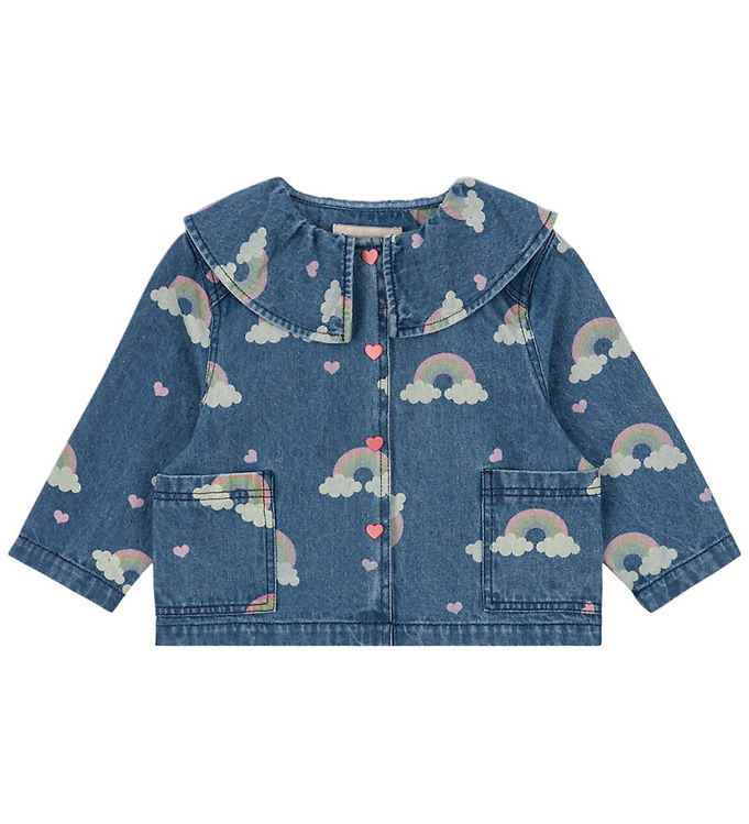 Konges Sløjd Denimjakke - Denim - Magot - Rainbow